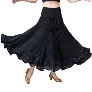 Vêtements de scène femmes Costumes de danse Flamenco salle de bal moderne Salsa latine robe de danse jupe vêtements de danse