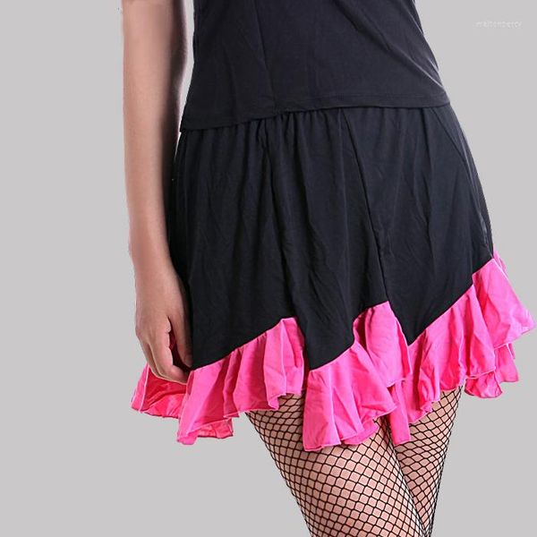 Vêtements de scène femmes jupe de danse latine filles salle de bal Salsa Tutu Tango robe de danse Saia Costume Social