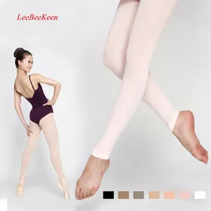 Toneelkleding Dames Latin/Salsa Danspanty Ballerina Glanzende Meisjes Stralende Vormgevende Panty Lijn Kruis Verstevigd en Duurzaam