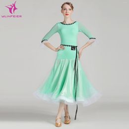 Desgaste de la etapa YILINFEIER S7006 Fresh College Vestido de baile moderno Uniforme de entrenamiento de vestuario de rendimiento estándar nacional