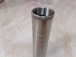 Roestvrijstalen 1,375*24 draadadapter voor 6,2 inch titanium oplosmiddelval