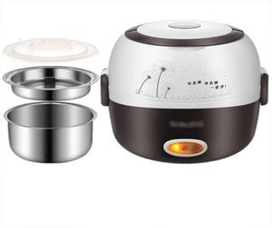 Acier inoxydable 200V électrique Bento boîte à déjeuner cuisinière isolation chauffage bureau école pique-nique Portable récipient alimentaire plus chaud SH19094804360