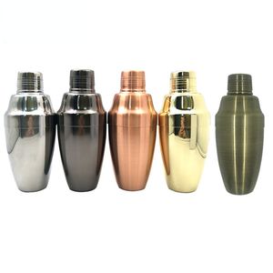 Acier inoxydable 500ml Shakers Bar Tools Tasses à shaker modernes durables et multi-couleurs en trois étapes