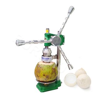 Roestvrij staal verstelbare kokosnootafdelingsmachine vers fruit groene kokosboorapparatuur