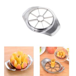 Acier inoxydable Apple Slicer Légumes Fruits Poire Pomme Cutter Trancheuse Traitement Salades Outils Pique-Nique Trancheuse De Fruits Gadget De Cuisine