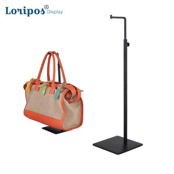 Estante organizador de bolsas de acero inoxidable, soporte colgante, estante para bolsos, estante blanco para bolsos, soporte de exhibición, gancho para colgar bolsos