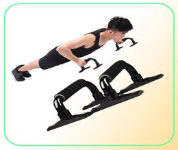 Barre en acier inoxydable Ishaped Handle Body Body Building Equipment Home Gym Muscle Training Fitness Exercice Push Up Bars7366608