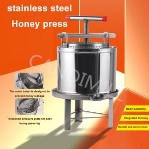 Roestvrijstalen bijenteeltgereedschap Bee Wax Press Machine bijenwas presser bijenteeltapparatuur Mesh Honey Squeezer