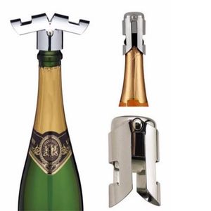 Roestvrijstalen bierflesopener voor bar gereedschap vacuüm verzegelde sprankelende champagne wijn spaarder stop kapflessenopener 20220111 Q2