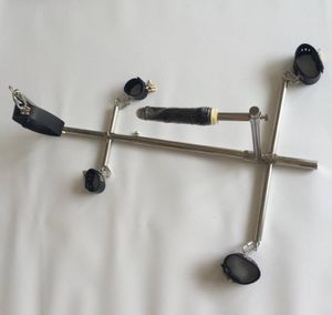 Roestvrijstalen bondage frame hondenslaves apparaten handboeien ketenen enkel manchetten collor bondage beperkingen seks bdsm speelgoed voor mannen/ vrouw