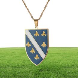 Rvs Bosnië En Herzegovina Hanger Kettingen Voor Vrouwen Bosna I Hercegovina Ketting Sieraden9269278