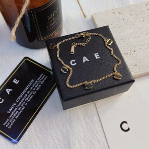 Roestvrijstalen boetiek enkelbanden Ontworpen voor vrouwen koppels Cadeauketting Enkelbanden Nieuwe romantische cadeau-sieraden Mode Luxe Charme Enkelbanden Ketting met doos