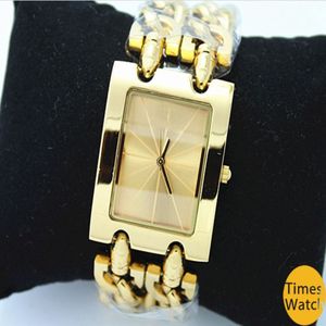 Roestvrij stalen armband GS-polshorloge Top Luxe vrouwelijke uren Beroemd merk damesjurkhorloge Hoge kwaliteit Gifts295d