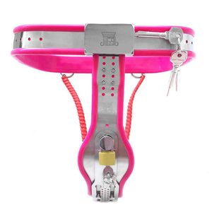 Ceinture de chasteté en acier inoxydable femme pantalon de retenue de type Y verrouillable Cbt BDSM Bondage Sexy jouets pour femmes Strapon harnais boutique