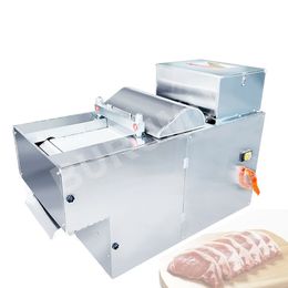 Roestvrijstalen kippenvlees kubus snijmachine 300-500 kg/h blokken secties deden pluimvee vleesribben snijder
