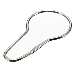 Acier inoxydable Chrome Plaqué Rideaux De Douche Bain Salle De Bains Rideau Anneaux Clip Easy Glide Crochets