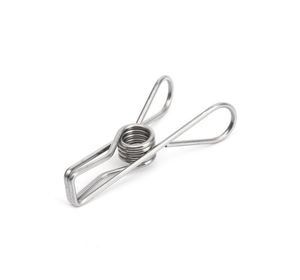 Roestvrijstalen kledingpens metalen clips hanger accessoires voor sokken ondergoed handdoekplaat kleding sokken hangende pinnen clips clamp7235539