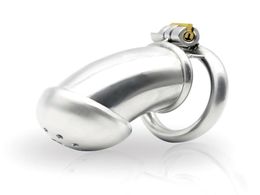 Dispositif d'anneau de pénis de Cage de coq d'acier inoxydable en option bouchon de Tube uréthral jouets sexuels adultes pour hommes XCXA2677868927