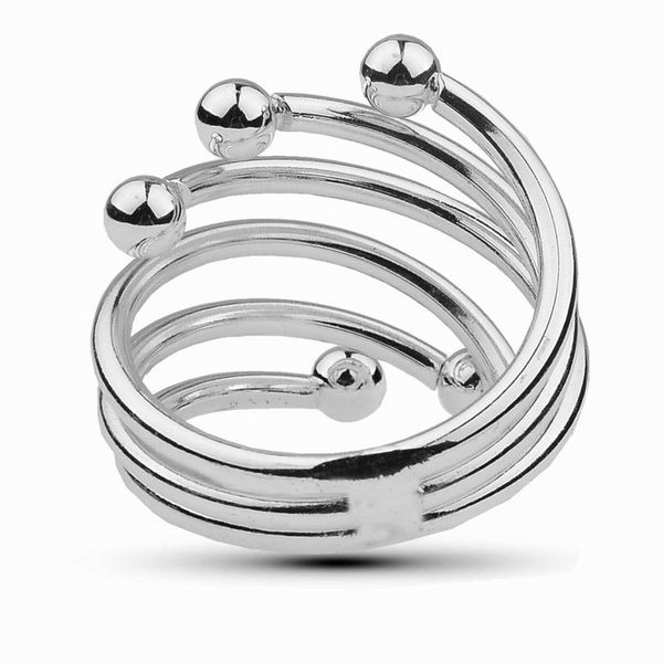 Anillos de acero inoxidable para pene, anillo de Metal para pene, anillos para pene, ensanchador de bolas, retardante duradero, sujeción del escroto, Juguetes sexuales testiculares para hombre