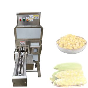 Máquina desgranadora comercial de maíz dulce de acero inoxidable, equipo comercial de procesamiento de semillas de maíz fresco