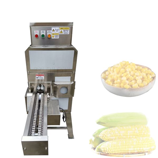 Machine commerciale de décortiqueur de maïs sucré en acier inoxydable, équipement de traitement de graines de maïs frais commercial