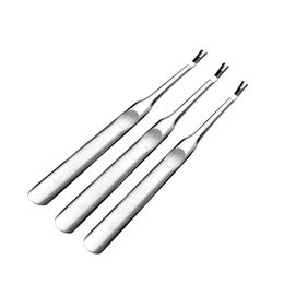 En acier en acier inoxydable REPLOVAGE SIGHT SIGHT CUTICLE PUSEUR PUSEUR PEDICURE OUTILS OUTILS DE COUPE ÉPUPPAGE CONCAVE PUSH PUSH COUTEAU