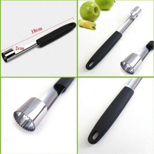 Pelador de manzanas de acero inoxidable, fácil de usar, accesorios, removedor de semillas de núcleo, fruta, manzana, pera, cortador, herramienta de cocina giratoria