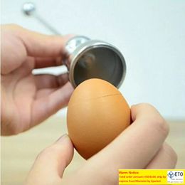 Coupe-coquille d'œuf en acier inoxydable, ouvre-coquille, outils bruts bouillis en métal, outils de cuisine créatifs