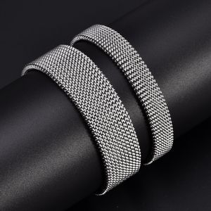 roestvrijstalen elastische armband, elastische gaasband, roestvrijstalen horlogeband, fabrikant van koppelarmbanden groothandel 10 mm 18 mm
