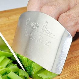Roestvrijstalen vingerbeschermer Keukengereedschap Safe Chop Hand Guard Slice
