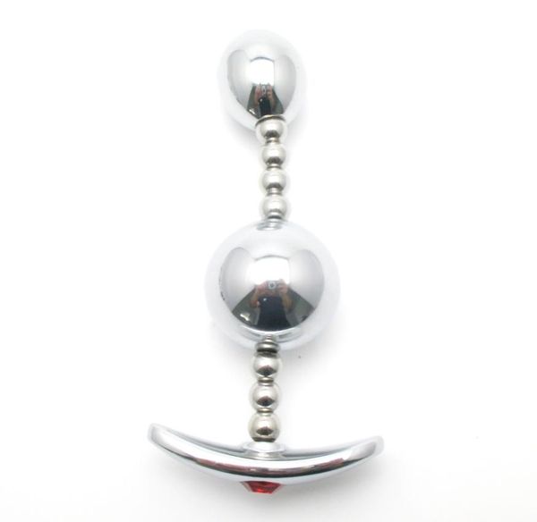 Plug Anal Flexible en acier inoxydable, gode en métal en forme d'ancre, couleur argent, jouet sexuel pour adulte, produit 4504772
