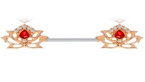 Bargons Harbell de mamelle de mamelon à fleurs en acier inoxydable 14 Harbels HELIX PIRCING CORPS BIELEY PERCING FEMMES EORTHES 20PCS7241694