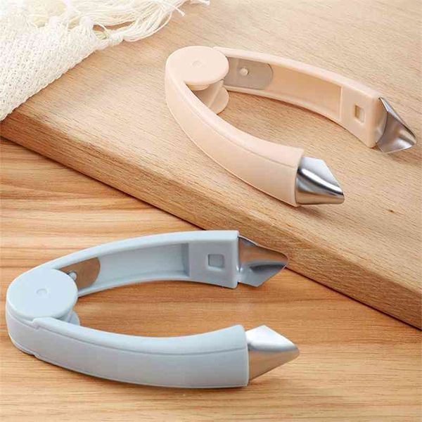 Acier inoxydable Fruit Eye Seed Remover Clip Ananas Paring Couteau Planteur Cuisine Outil 210423