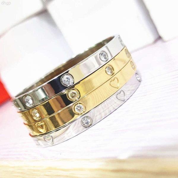 Bracelet en acier inoxydable plaqué or et argent, tournevis d'amour de marque, Bracelet en Zircon pour hommes et femmes