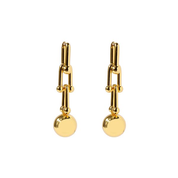 Boucles d'oreilles en forme de coeur en acier inoxydable u type T en bambou pour femmes et hommes, bijoux authentiques à la mode, or rose/argent/or, boucle d'oreille d'amour en émail, cadeau de fête