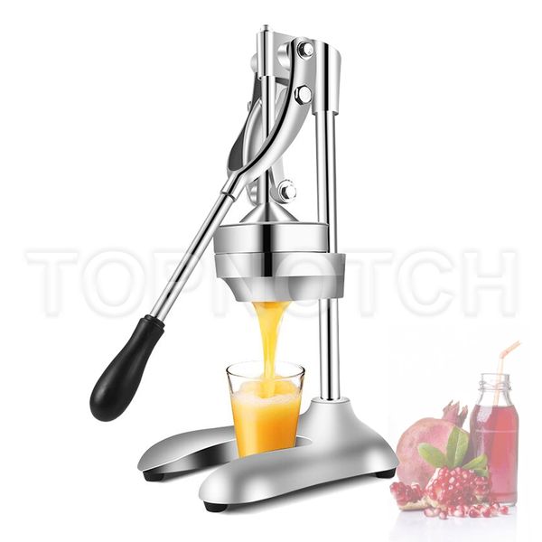 Machine à jus d'orange faite à la main en acier inoxydable, presse-agrumes manuel, citron, fruits, presse-agrumes commerciale