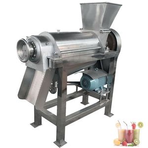 Máquina industrial del jugo de fruta del mango del exprimidor de la fruta del espiral de la prensa de tornillo del jugo de pera del acero inoxidable