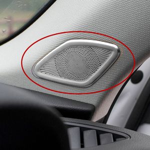 Roestvrij staal Interieur Audio Luidspreker Decoratieve Frame Cover Trim voor AUDI A3 8V 2014-2018 Een Pijler Stereo-luidsprekers Decals