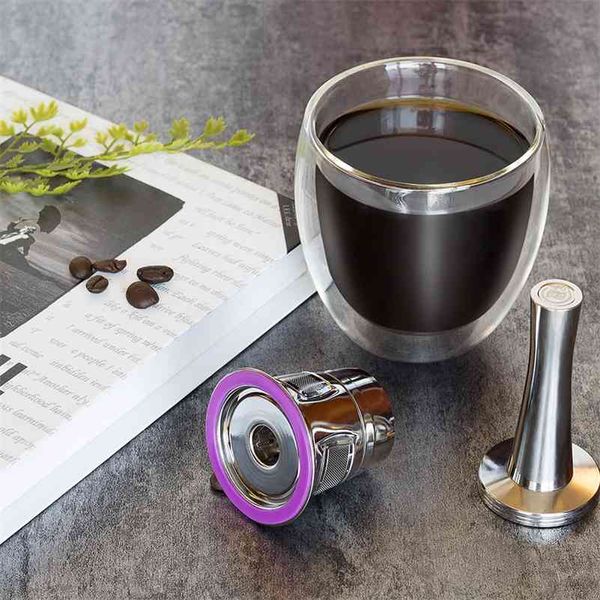 Capsule de café rechargeable Keurig en acier inoxydable Filtre K-cup réutilisable pour 2.0 1.0 k tasse réutilisable pour machine Keurig 210712