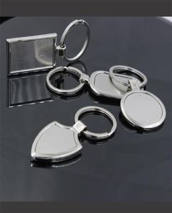 Porte-clés en acier inoxydable porte-clés en métal blanc nouvelle publicité créative porte-clés avec LOGO personnalisé pour la promotion Gifts96 Q24571815