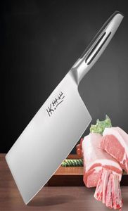 Roestvrijstalen keuken snijmes kip groentemes vlees hakmes kookgereedschap kookgereedschap Chinese chef -kok Knives5314467