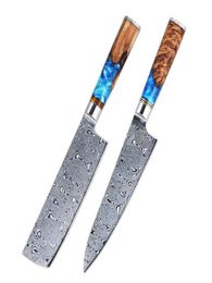Cuchillo de cocina de acero inoxidable carne cuchilla boning boning fangzuo llegada 2 juegos japoneses nakiri butcher cuchillos supervivencia caza FIS2873128