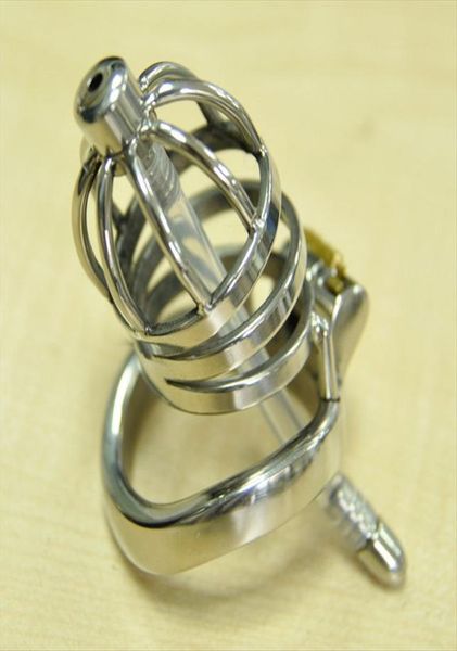 Dispositivos de castidad masculina de acero inoxidable, jaula para pene, anillo para pene, jaula para pene, jaula para pene, juguetes sexuales BDSM 9134509