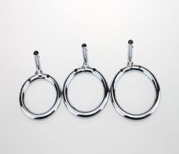 Roestvrij staal mannelijk apparaat lulkooien extra lullen ring 3 maten Kies volwassen seks-BDSM-speelgoed9870058