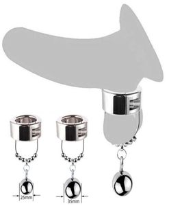 Rvs Mannelijke Penis Ring Vertraging Ejaculatie Apparaat Seksspeeltjes Metalen Bondage Terughoudendheid Mannen CockRing Klem Cock Ringen P08279266171