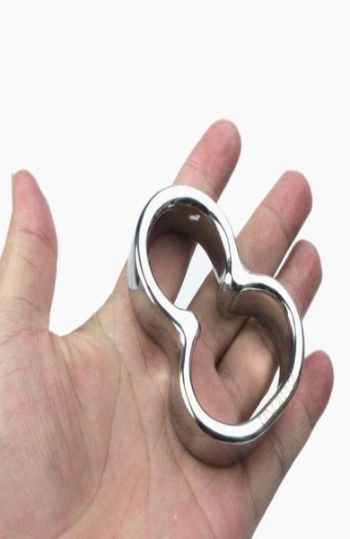 Anneau de racine mâle en acier inoxydable, pendentif Scrotum, porteur de poids, pénis de Bondage, jouets sexuels pour hommes BB23254259031