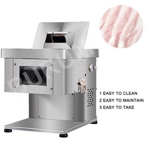 Roestvrijstalen vlees snijder kip dication shredding machine varkensgeld buik shredder