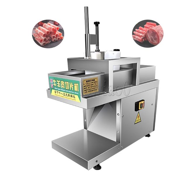 Machine à découper à viande en acier inoxydable automatique de bœuf roule