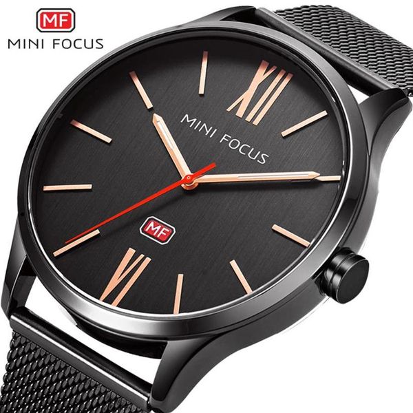 Montre à Quartz en acier inoxydable pour hommes, montre-bracelet haut de gamme, mode décontractée Boutique, montres noires, Relojes Waches, 305N