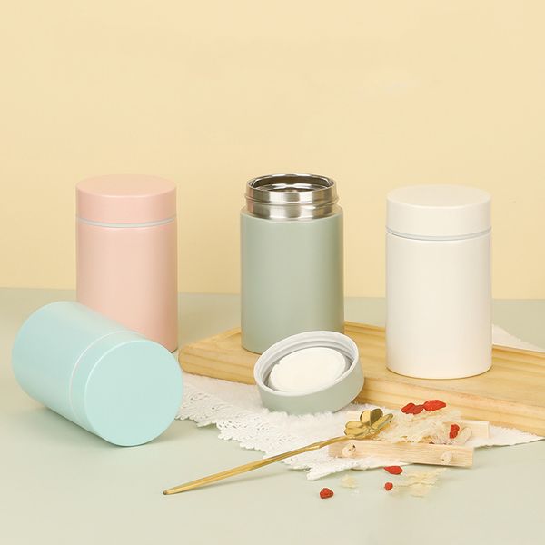 Mini bécher braisé en acier inoxydable Thermos alimentaire pour enfants boîte à lunch conteneurs de soupe alimentaire portables flacons sous vide Thermocup